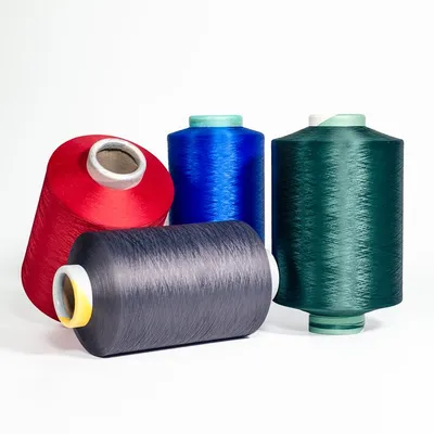 100% Polyester Yarn Factory Price Weaving Intermingle DTY Textured Yarn for Knitting