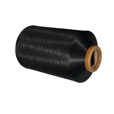 Polyester DTY 75D/72f Black SIM Him Dope Black Dyed AA Grade