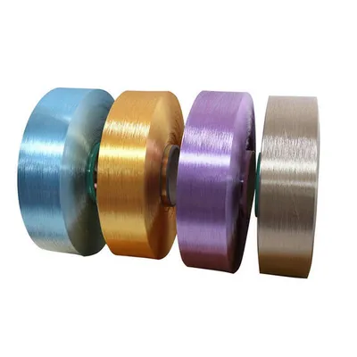 Good Quality Polyester Twisted Dyed Filament FDY Yarn 150d 240d 300d Bright Polyester Tenacity Yarn for Bags Belts