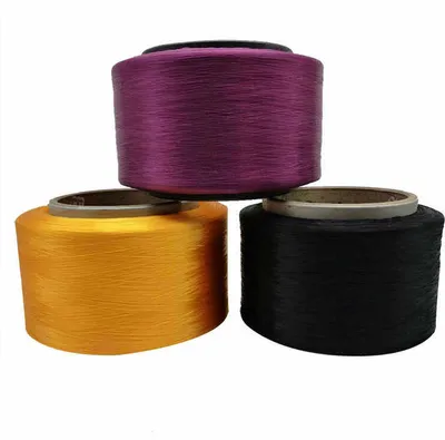 High Tenacity 150d Polyester Filament Dyed Yarn Price Trend Yarn FDY 1000d Dope Dyed Polyester Hollow Yarn for Weaving Crochet