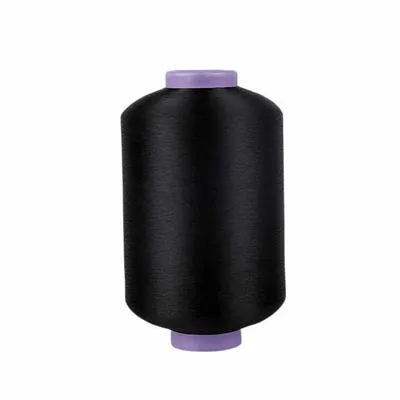 100% Polyester Yarn DTY Black 600/192 Ddb Him for Plied Yarn