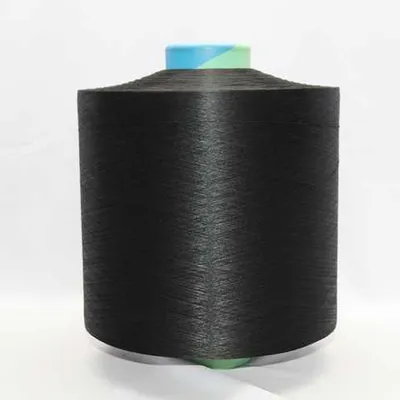 Cheap High Performance 100d Dope Dyed Black 100% Polyester Yarn DTY for Weaving