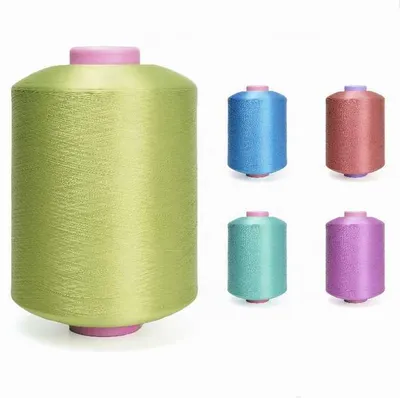 Yarns Knitting Good Quality Polyester Yarn 75D 150d 300d 600d Dope Dyed DTY Yarn for Knitting