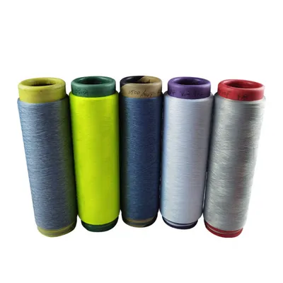 Customized Color 150d/48f 100% Polyester Dope Dyed Yarn AA Grade DTY Yarn for Sports Wear
