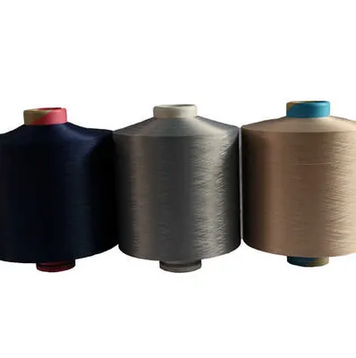 AA Grade 300d/96f S+Z Him DTY Punch Texturized Yarn 150d/48f/2 Img Black/Raw White/Colorful DTY Yarn in Zhink Brand Factory