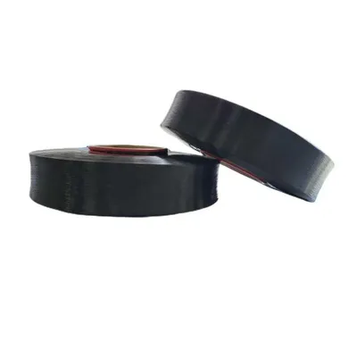 Good Quality 100d Black Polyester Hot Melt Yarn for Flying Woven Shoes