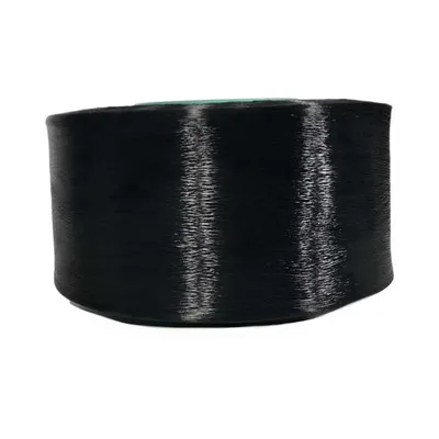 SD RW AA Grade Black Dyed Yarn FDY Polyester 75D/36f