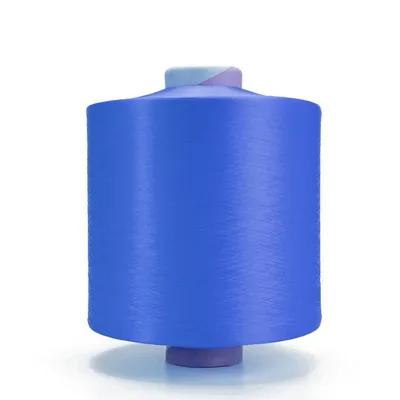Colorful Yarns Wholesale Prices 150d 300d Dyed Trapillo 100 Polyester Filament Yarns for Knitting Machine