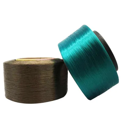 High Tenacity Polyester FDY Yarn Filament Yarn Various Dyed Colors 300d Polyester Yarn FDY for Embroidery Thread