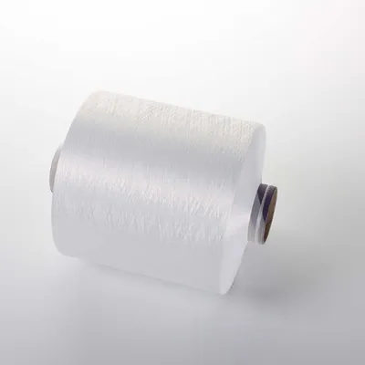 Manufacturer Supply Dope Dyed 300d/96f Raw White DTY Spun Yarn Him
