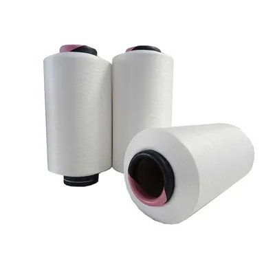 100% Polyester Yarn DTY 300/96 Raw White No Intermingled for Curtain