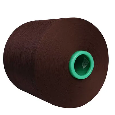 Factiry New Design DTY High Elastic Khaki Polyester Yarn 150d/144f for Garment Fabric