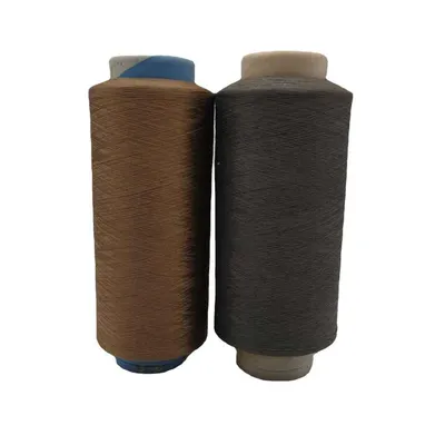 Yarn DTY Polyester Yarn 150d Polyester Textured Yarn DTY 150d 48f for Circular Knitting Ear Ribbon