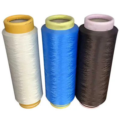 150d/48f/2 Customized Color 100% Polyester Dope Dyed Yarn AA DTY Yarn for High Level Shoe Lace
