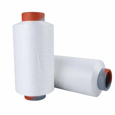 Polyester Dope Dyed Nim SIM Him Raw White Color Fastness AA Grade Spun Yarn DTY for Filament Textured/Textile Sewing Knitting Fabric and Weaving