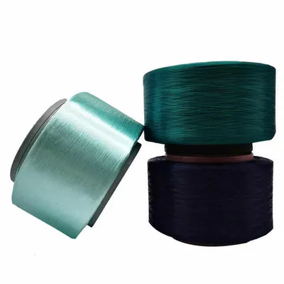 High Strength 100% Polyester FDY 450d Yarn Bright Trilobal Filament Webbing Multifilament Yarns for Weaving Knitting