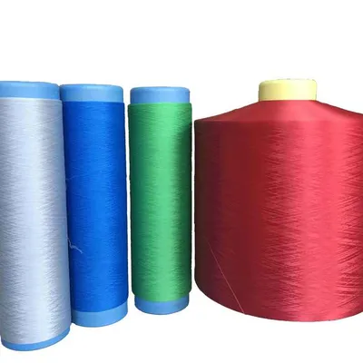 50d-600d Twist Dope Dyed Colors 150/48 Polyester Yarn DTY for Weaving