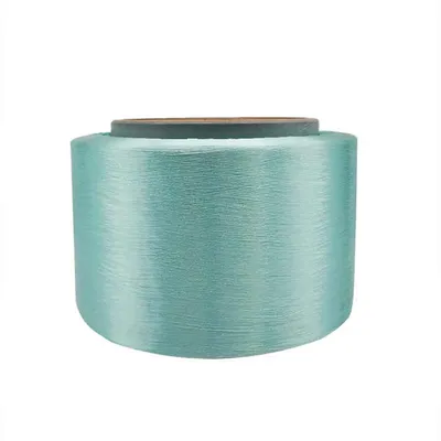 100% Polyester FDY Filament Yarn Dyed Colorful 300d/96f Stock FDY Raw White Twisted Yarn for Knitting Belt