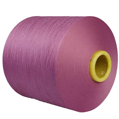 Custom High Quality Polyester Fiber 225D/36f Green DTY High Elastic Polyester Yarn for Socks