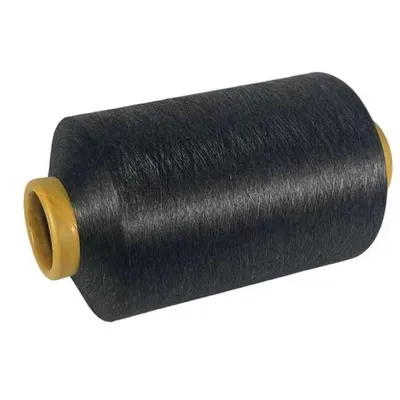 Polyester DTY Ddb Nim 75D/36f Nim SIM AA Grade Dyed Black